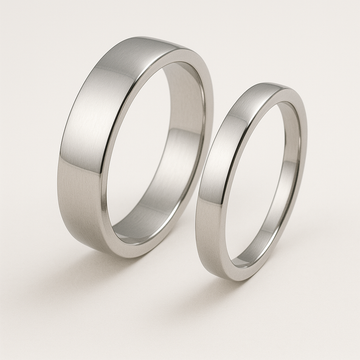 Rounded Flat Wedding Rings in the Cotswolds – Elegance & Craftsmanship ...