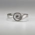 Sterling Silver Diamond Curl Ring