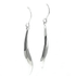 Sterling Silver Long Curve Drop Earrings
