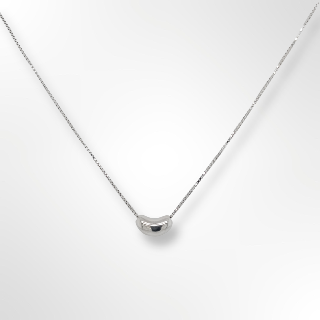 Sterling silver Bean Pendant