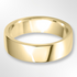 Classic Cushion Profile Wedding Ring Yellow Gold 6.0mm