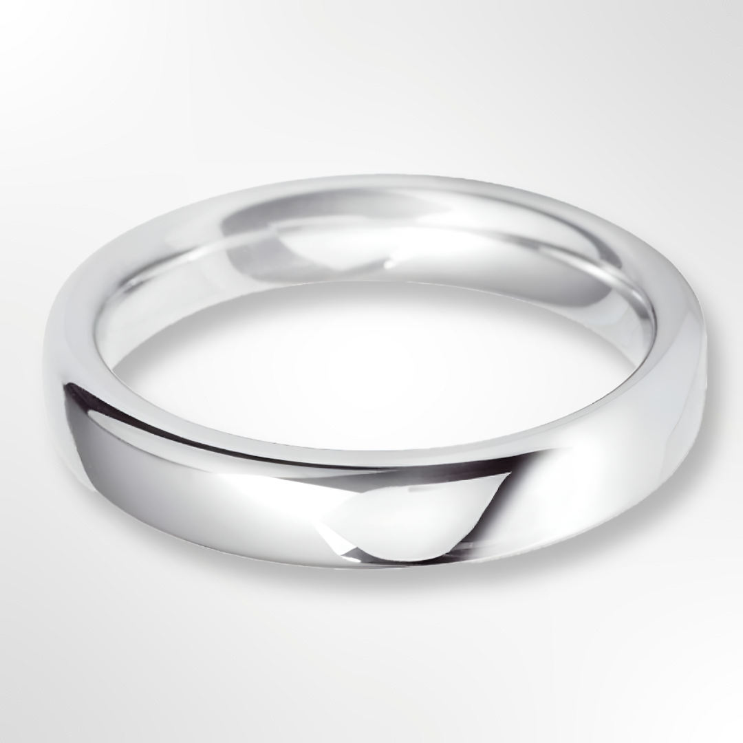 Heavy Court Wedding Ring Platinum 4.0mm