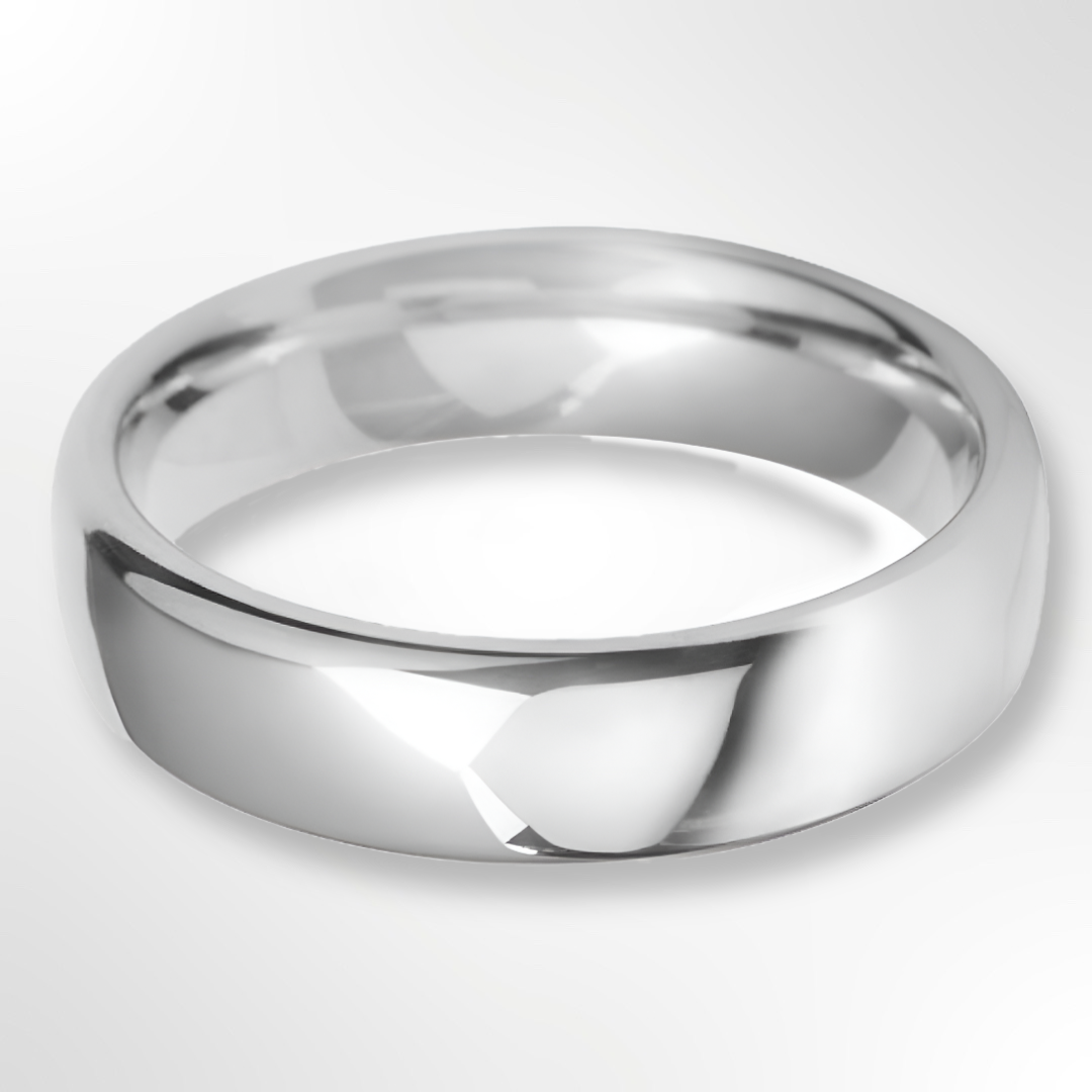 Heavy Court Wedding Ring Platinum 6.0mm