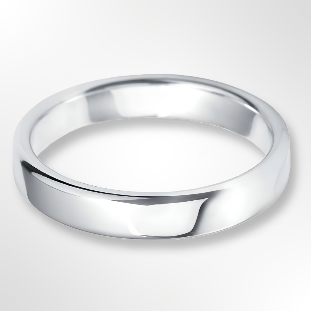 Light Court Wedding Ring Platinum 4.0mm