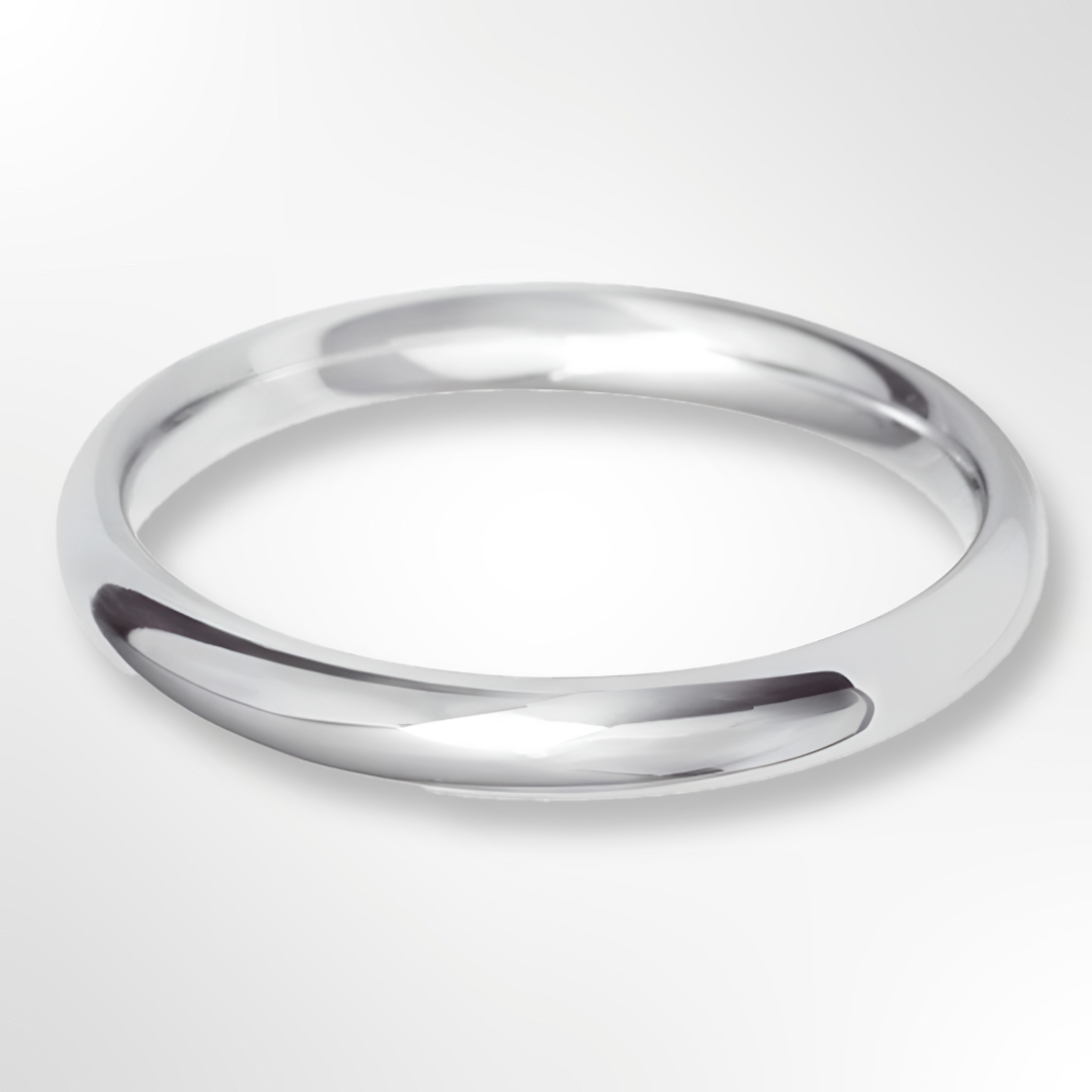 Classic Paris Profile Wedding Ring Platinum 2.5mm