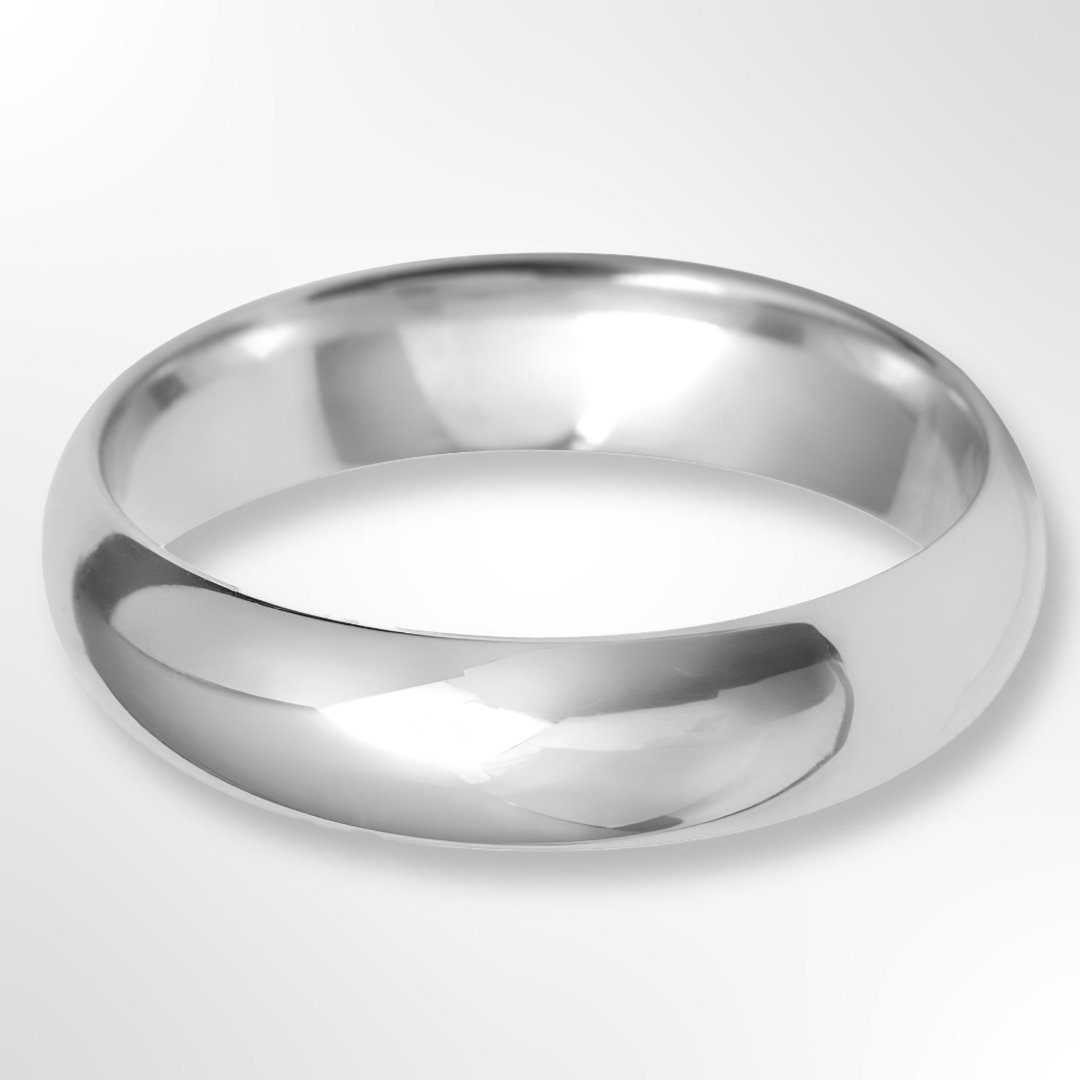Classic Paris Profile Wedding Ring Platinum 5.0mm