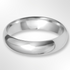 Classic Paris Profile Wedding Ring Platinum 5.0mm