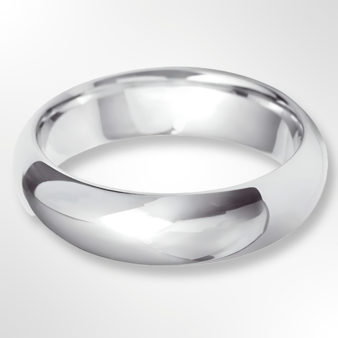 Classic Paris Profile Wedding Ring Platinum 6.0mm