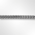 Silver Woven Mens Bracelet