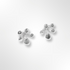 Sterling Silver Emerging Shoot Stud Earrings