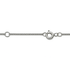 Silver Fine Curb Chain -  16"/18" Adjustable (for pendant / necklace)