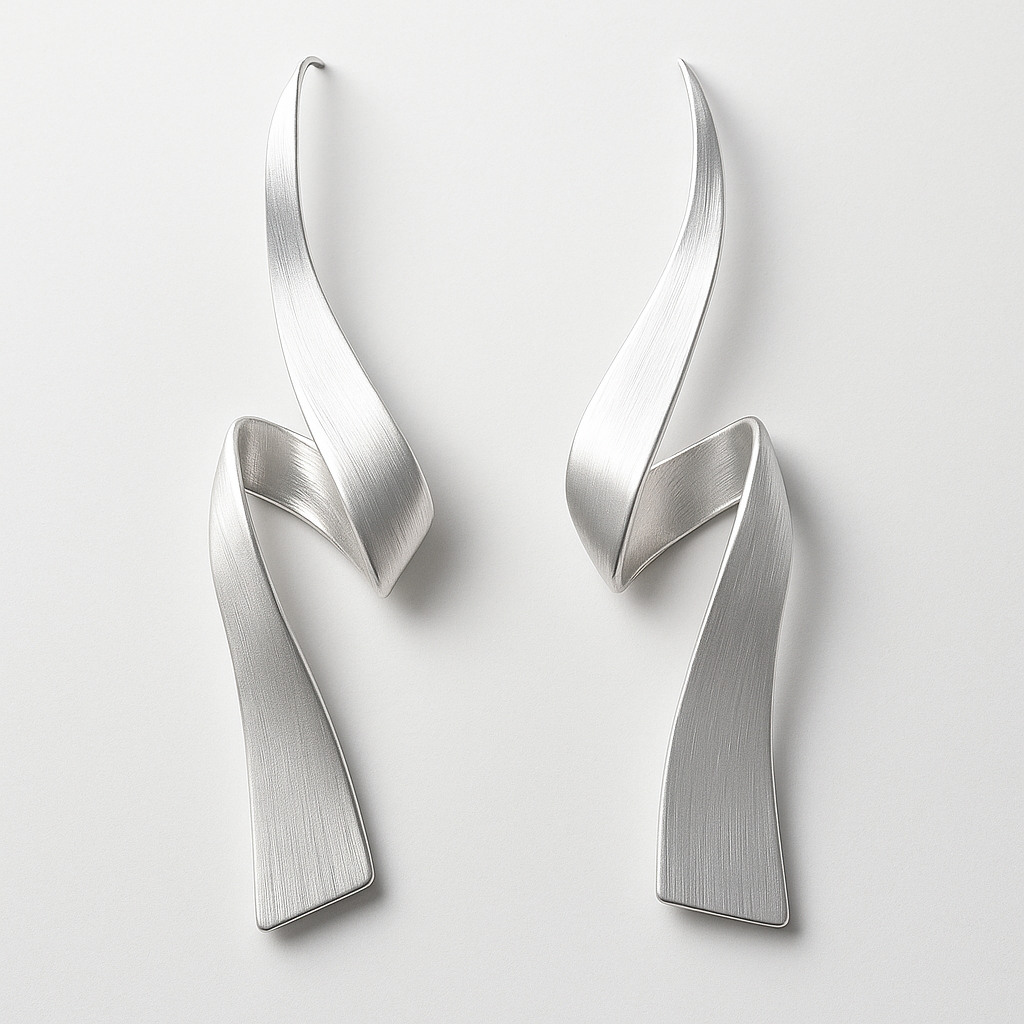 Silver May Drop Earrings