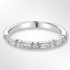 White Gold Vintage Inspired Diamond Wedding Ring