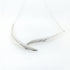 Sterling Silver Articulated Curve Necklace